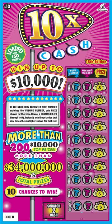 10X CASH 18TH EDITION image