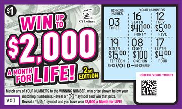 WIN UP TO $2,000 A MONTH FOR LIFE 2ND ED. rollover image