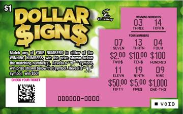 DOLLAR SIGNS rollover image