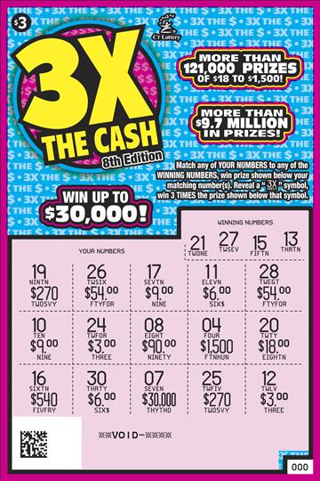 3X THE CASH 8TH EDITION rollover image