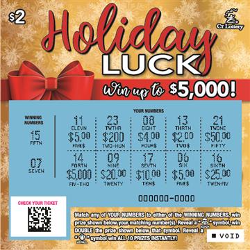 HOLIDAY LUCK rollover image