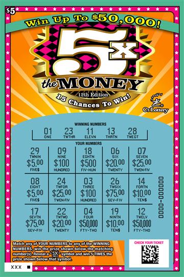 5X THE MONEY 12TH EDITION rollover image