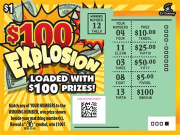 $100 Explosion rollover image