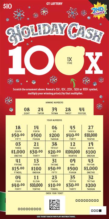 Holiday Cash 100X rollover image