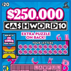 $250,000 CASHWORD 10 thumb nail